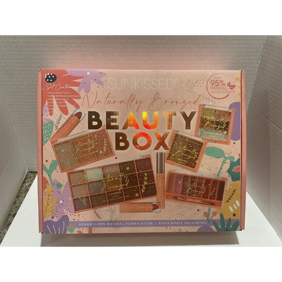 Sunkissed Naturally Bronzed Beauty Box With 8 Items New - Picture 3 of 4
